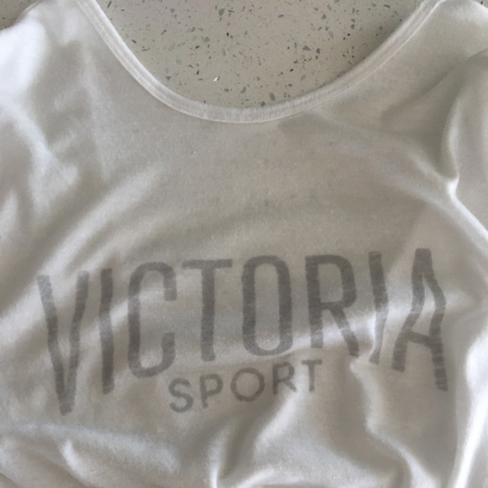 Victoria Secret Sport White T-Shirt S